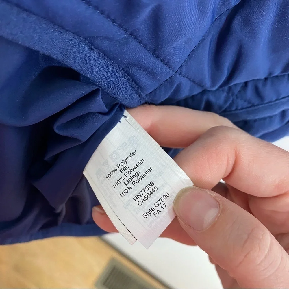 J.Crew Quilted Blue Vest NEW XS Women’s